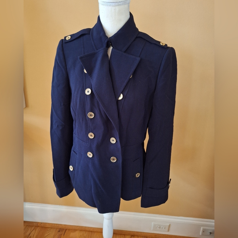 Beautiful! Calvin Klein Navy Double Breasted Jacket